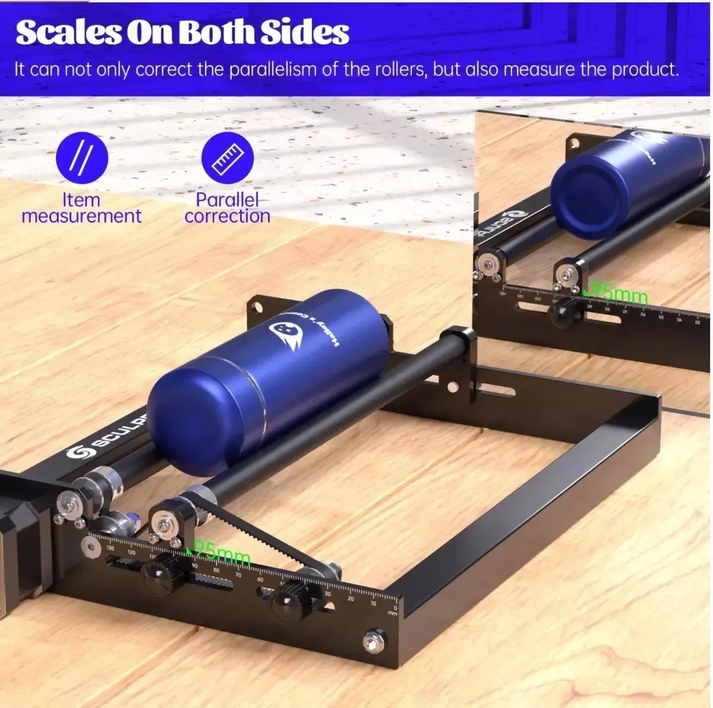 Accesorio Rotativo Para Cnc Sculpfun 