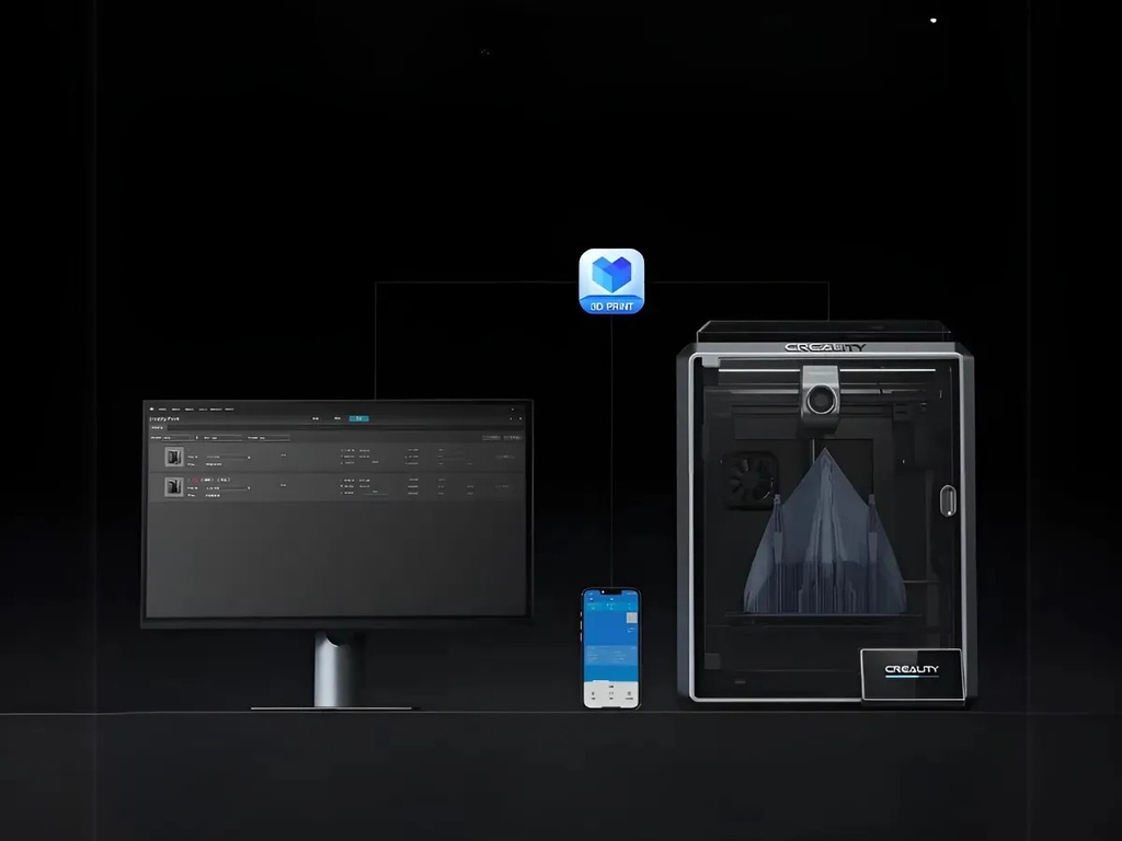 Impresora 3d Creality K1c Alta Velocidad, Precisión Wifi Negro