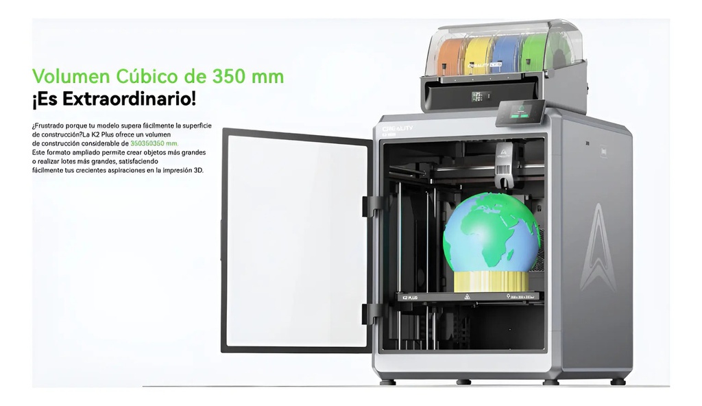 Impresora 3d Creality K2 Plus Combo Gris