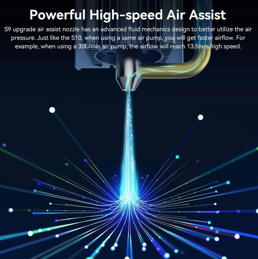 Sculpfun Kit Boquilla P/ Poner Asistente Aire A Sculpfun S9