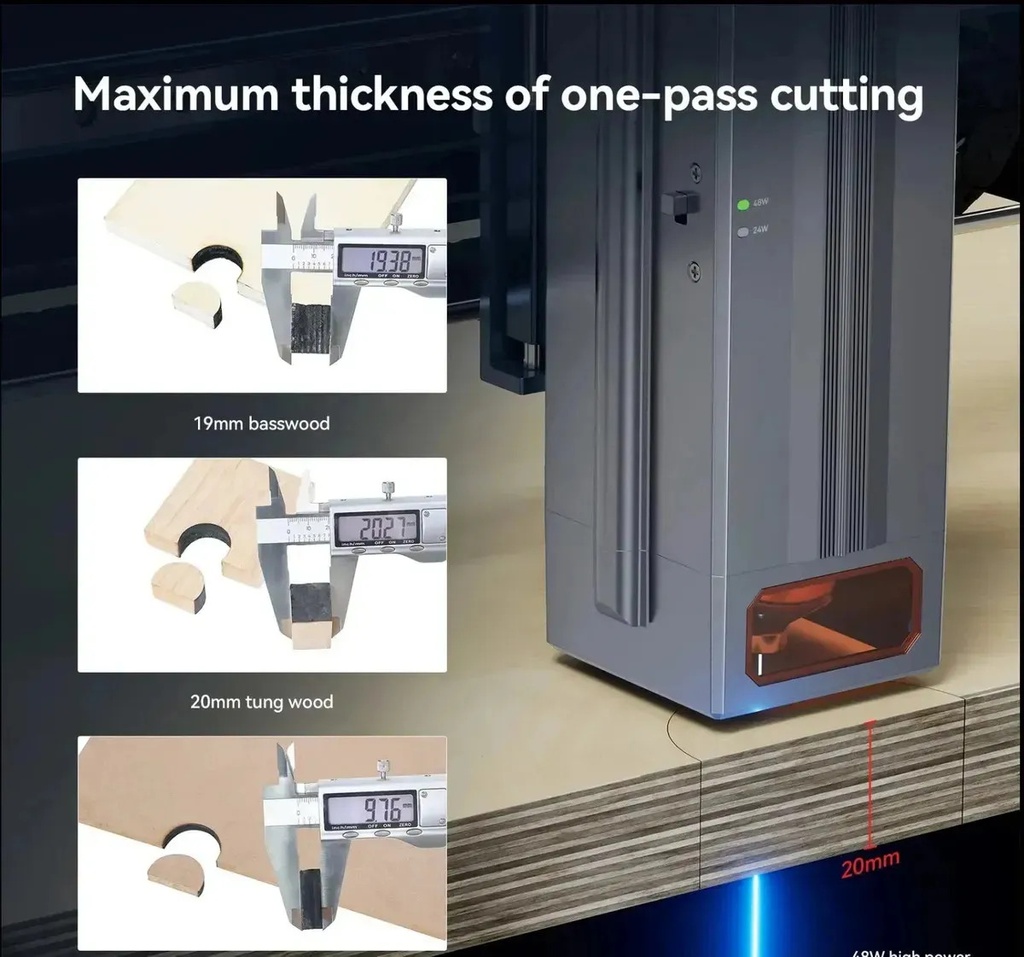 Laser Corte Y Grabado Atomstack X40 - 48w Ópticos 210w Power