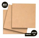 Recortes Madera Fibrofácil 30 X 30 Cm Mdf 3mm X 10 Unidades