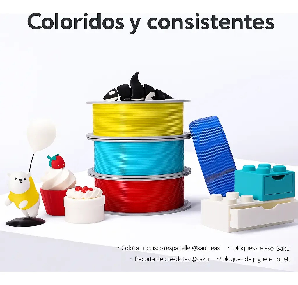 Filamento PLA Lite Verde 1kg Con Carrete Bambulab