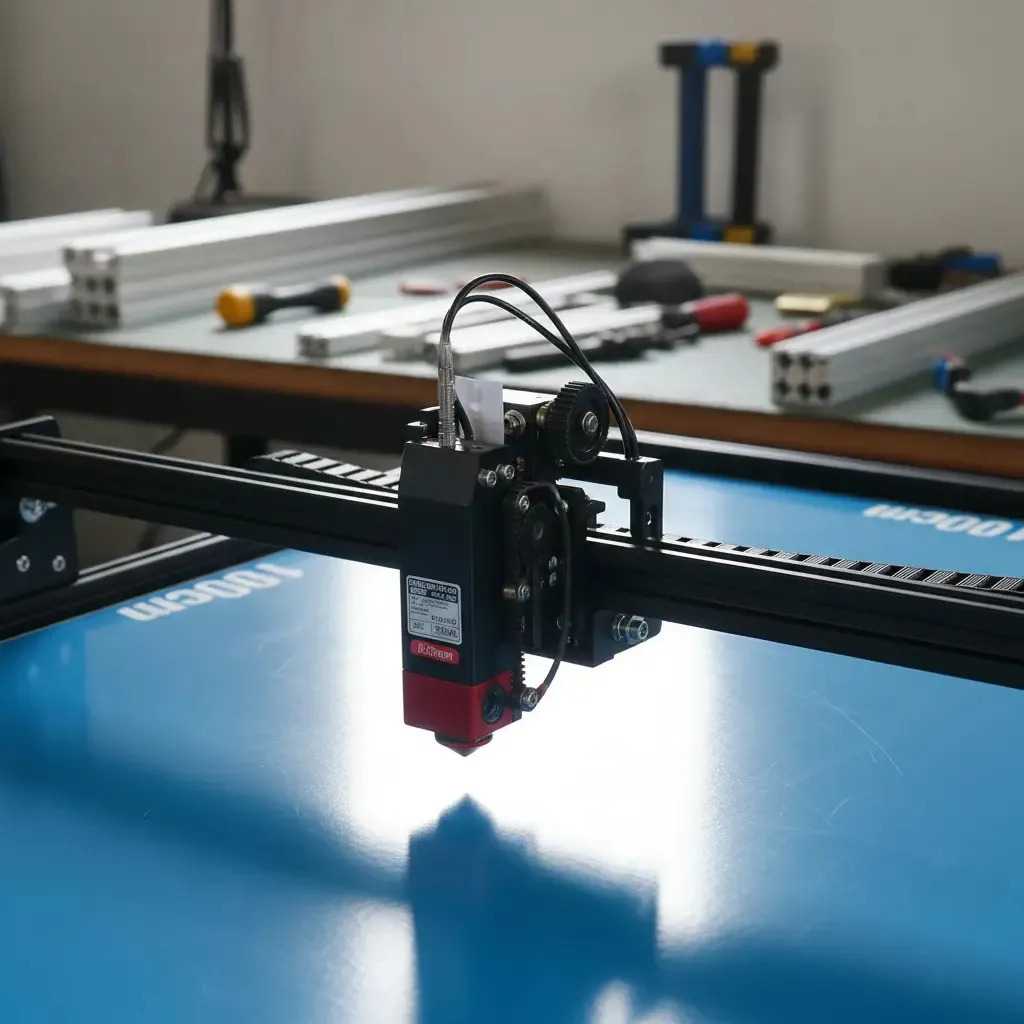 Cnc Corte Laser 100x100cm-80w + Asistente Aire Corta Mdf 3mm