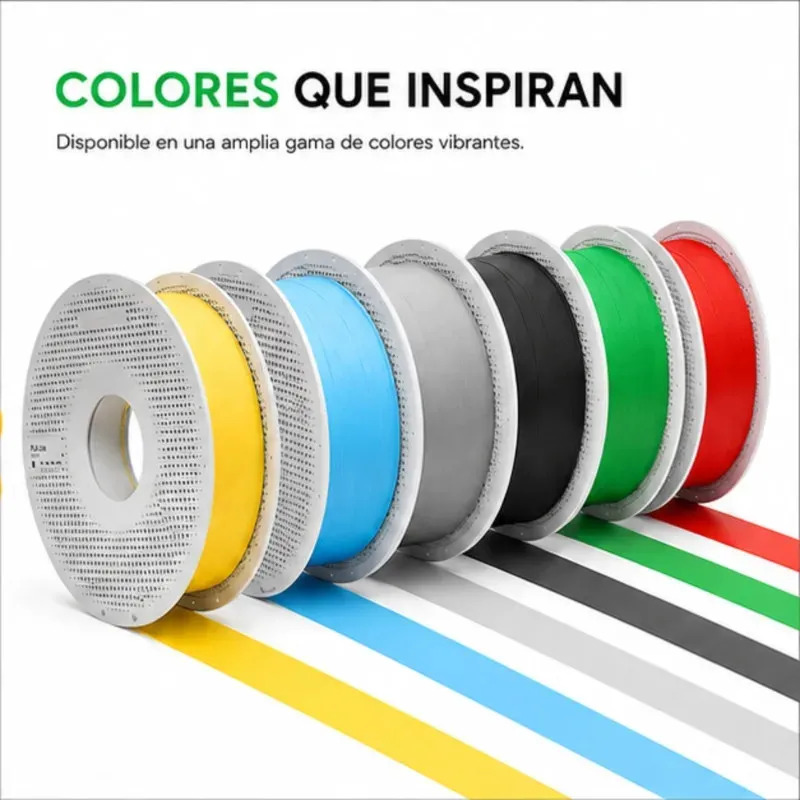 Filamento PLA Lite Gris 1kg con Carrete Bambulab