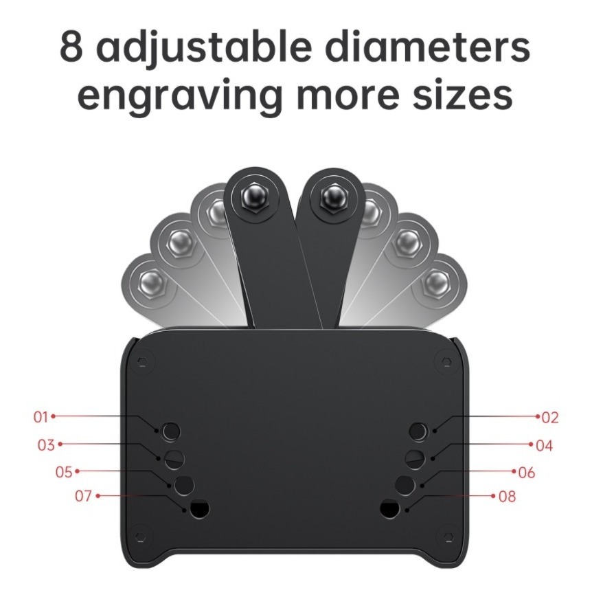 Accesorio Rotativo Atomstack 