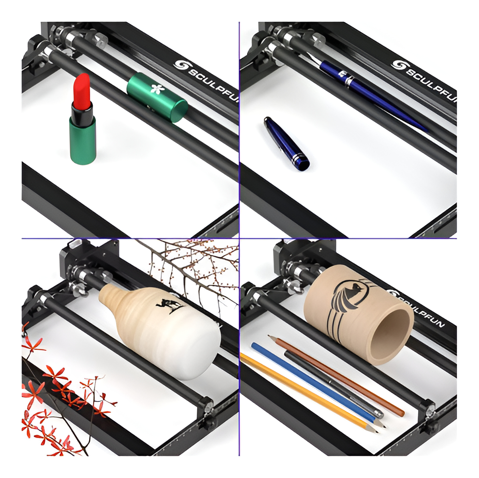 Accesorio Rotativo Para Cnc Sculpfun 