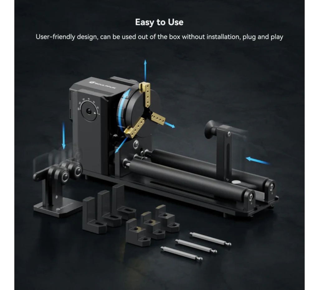 Rotativo Sculpfun Ra Pro Max - Chuck 4 En 1