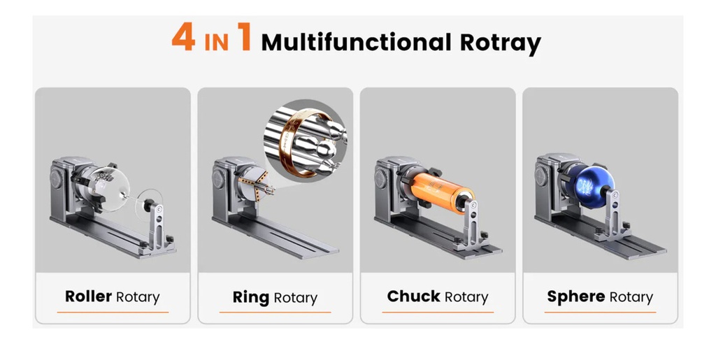 Accesorio Rotativo Algo Laser Tipo Chuck Arc 1.0