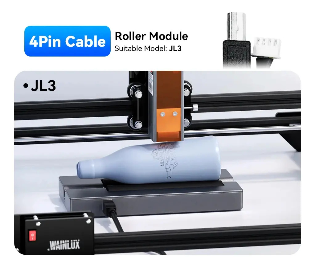 Accesorio Rotativo Cnc Laser Wainlux R1