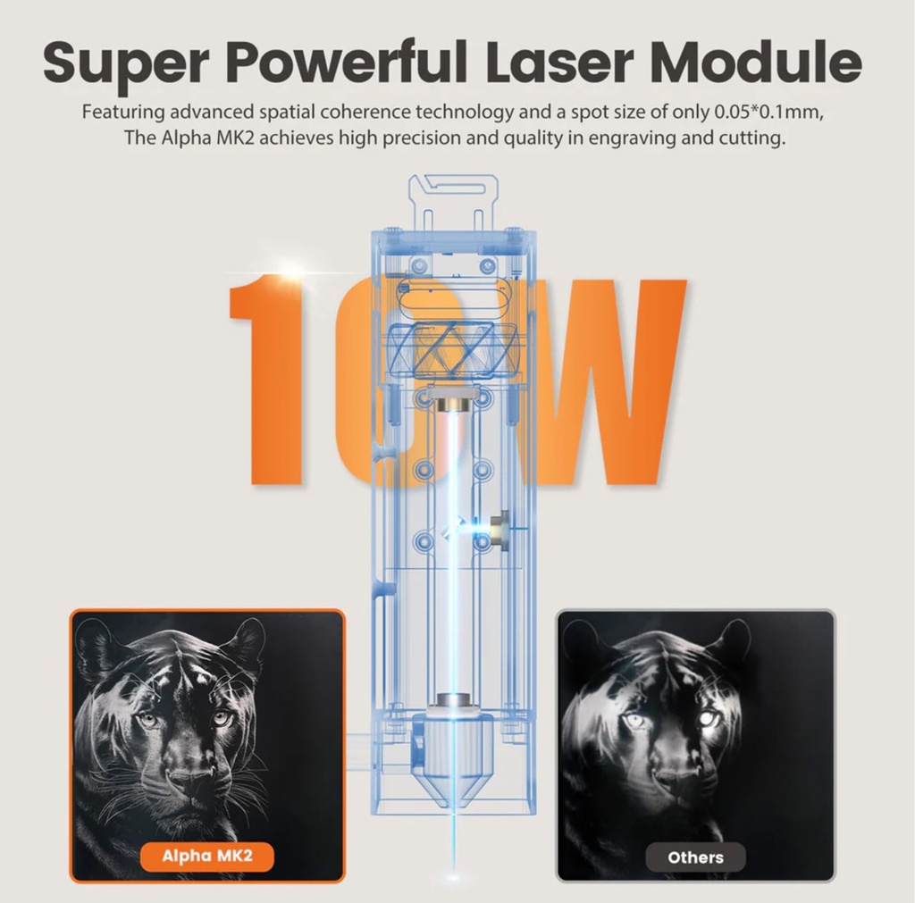 Algolaser Alpha Mk2 10w Cnc Laser