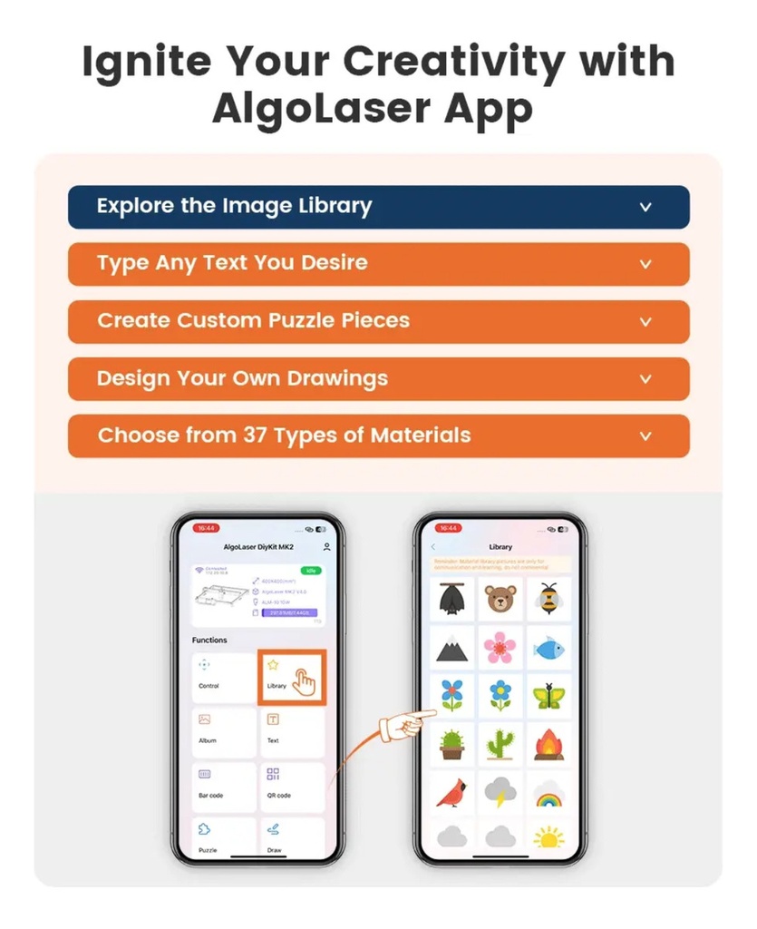 Algo Laser Diy Kit 10w Mk2 Con Pantalla Y Sistema Operativo