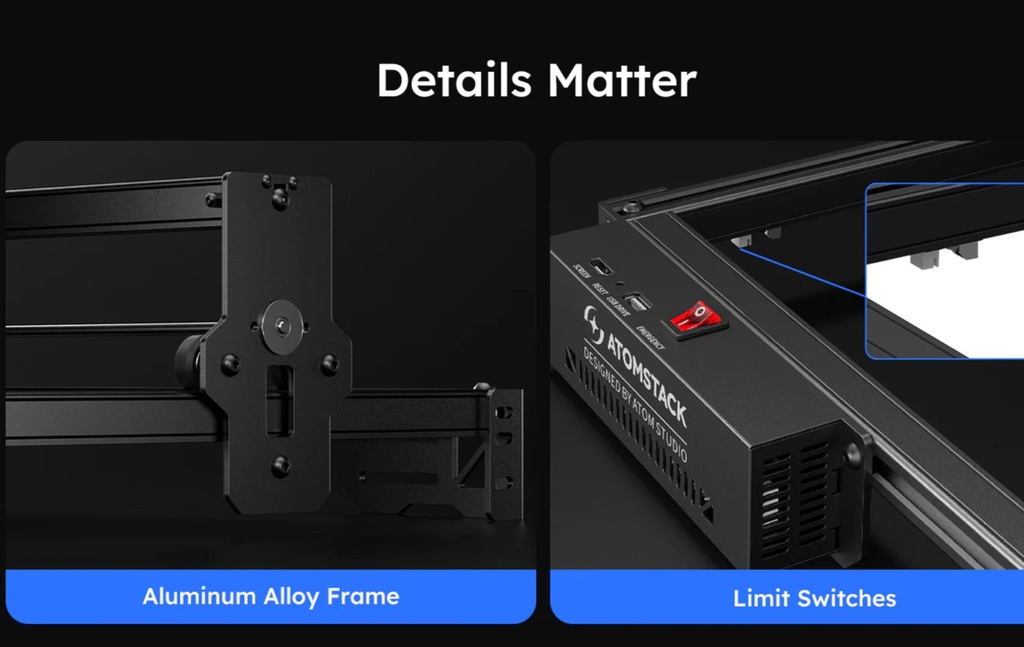 Atomstack A10 Pro V2 Black Maquina Laser