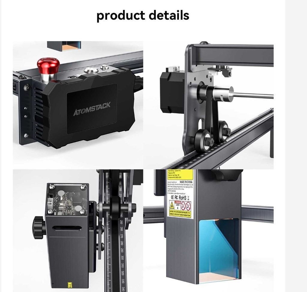 Cnc Laser Corte Y Grabado Novedad Atomstack X7 Pro 50w Touch