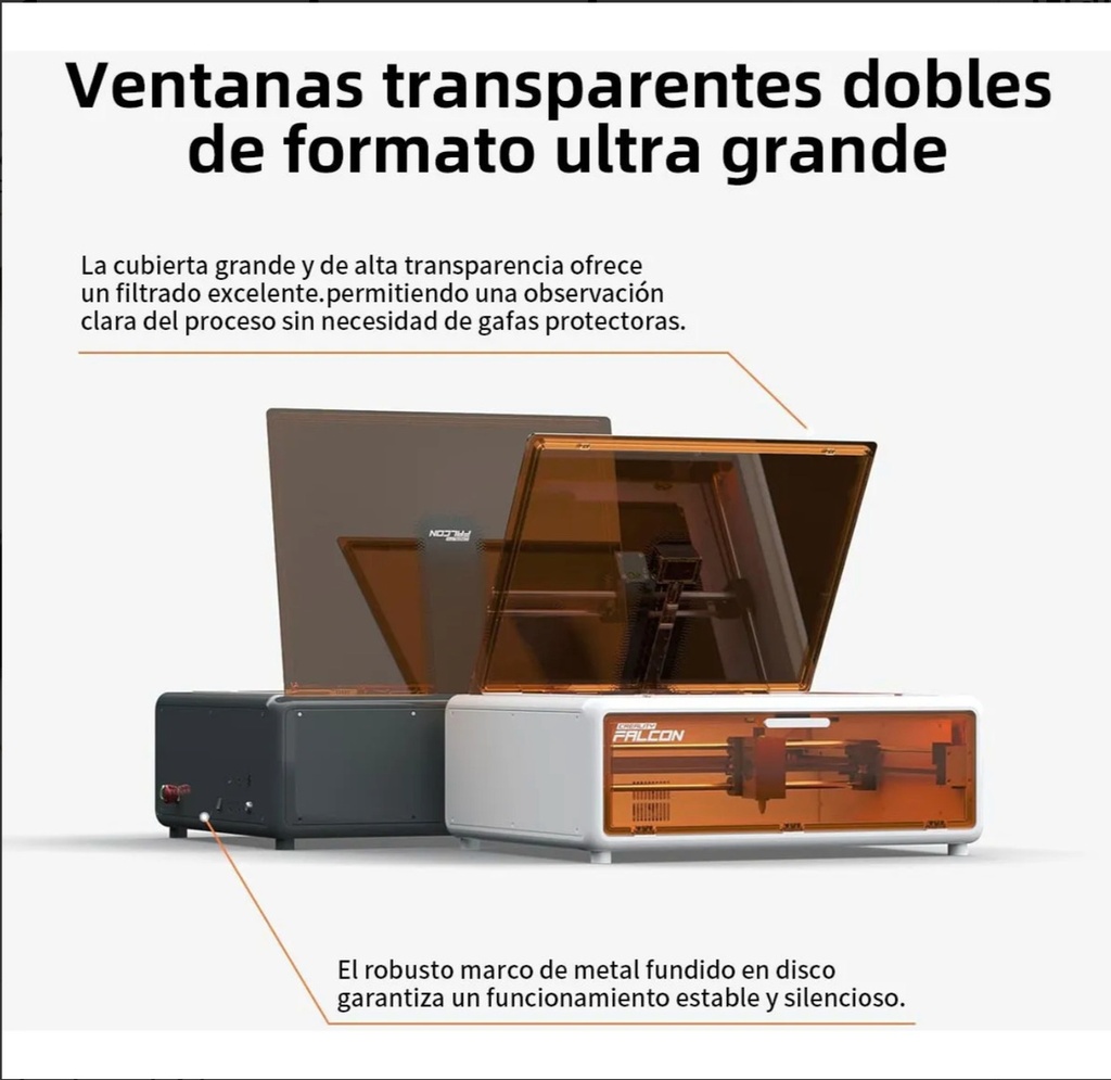 Grabadora  Laser Creality Falcon A1 10w Cobertor-aire-camara