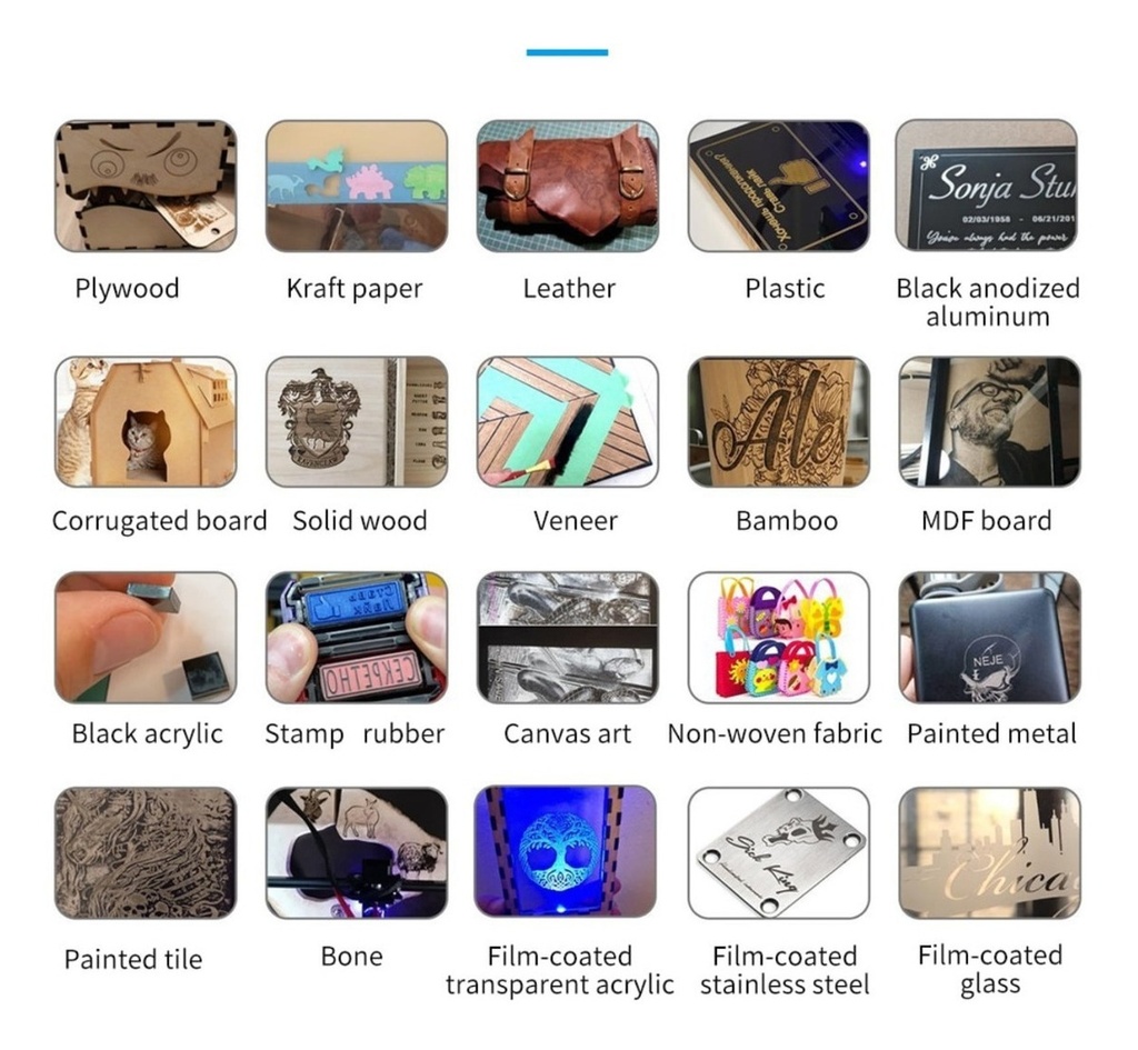 Cnc Corte Laser 100x100cm-80w Corta Mdf 3-5 Mm En 1 Pasada