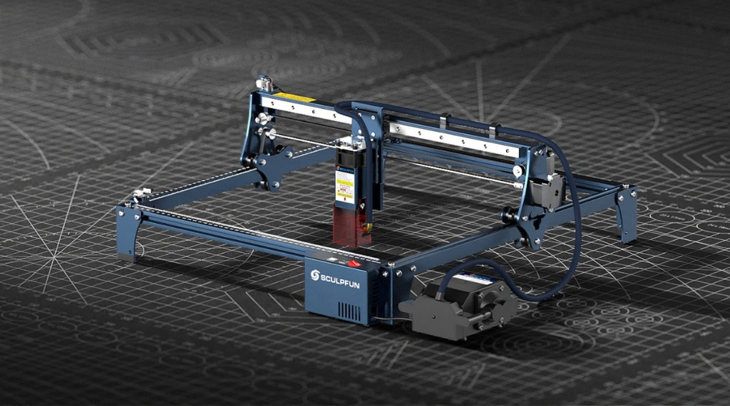 Sculpfun S30 10w Opticos Con Asistente Aire Automatico