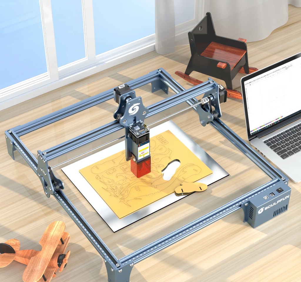 Laser Corte Y Grabado Sculpfun S9 Pro 10w
