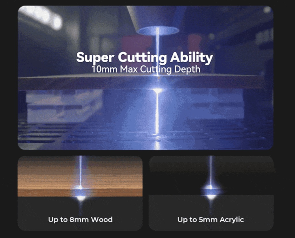 Maquina Laser Con Galvometro Wainlux K8 10w, Panal Y Cámara