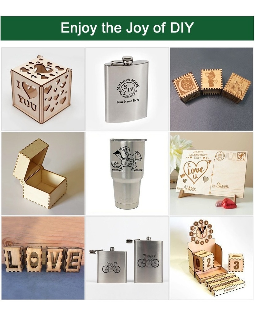 Cnc Corte Laser 100x100cm-130w Corta Mdf 6 Mm En 1 Pasada