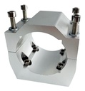 Abrazadera Husillo 52mm Y Laser 2 En 1 De Aluminio