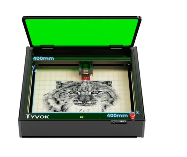 Cnc Corte Laser Tyvok Spider X1C 20W con Asistente de Aire(50L)