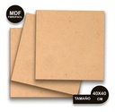 Mdf Kit 10 Unidades 40x40cm 3mm Para Corte Y Grabado Laser