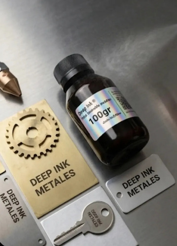 Tinta Para Grabar Metales Con Laser Diodo, Co2 Fibra 100 Gr