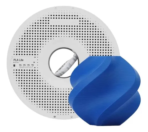 Filamento Bambu Lab Pla Lite 1kg Con Carrete Azul 